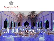 Tablet Screenshot of maneva.com